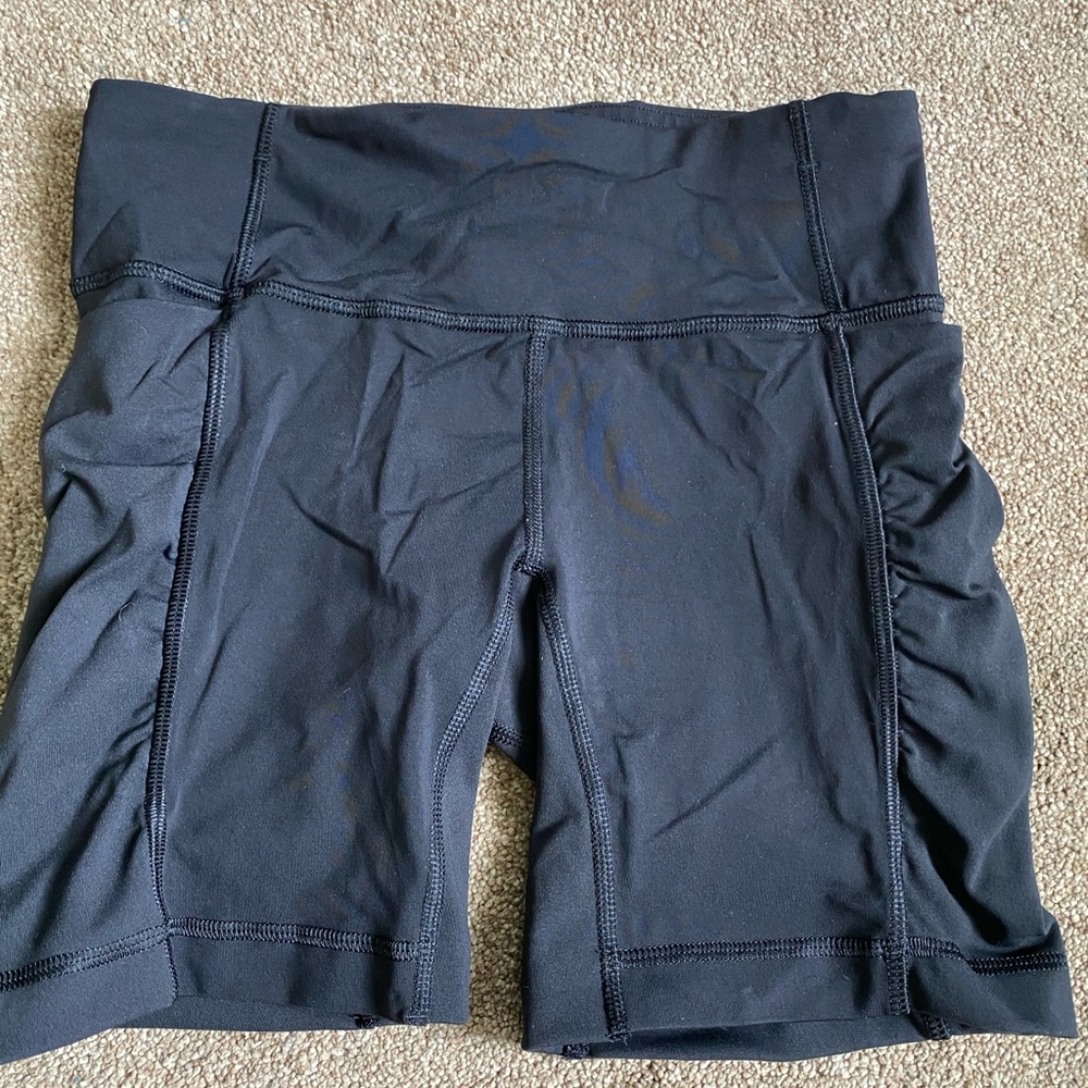 Black Lululemon Biker shorts